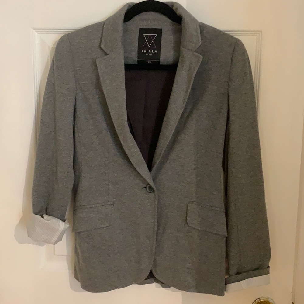 Grey Talula blazer, size 2. Never worn